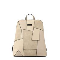 Mochila cleo mediana blanco crudo