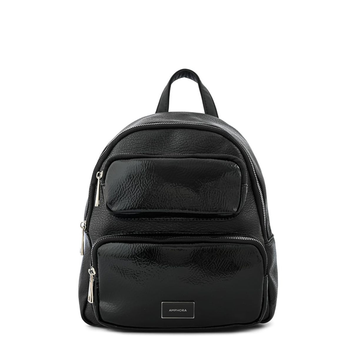AMPHORA - Mochila debbie mediana negro