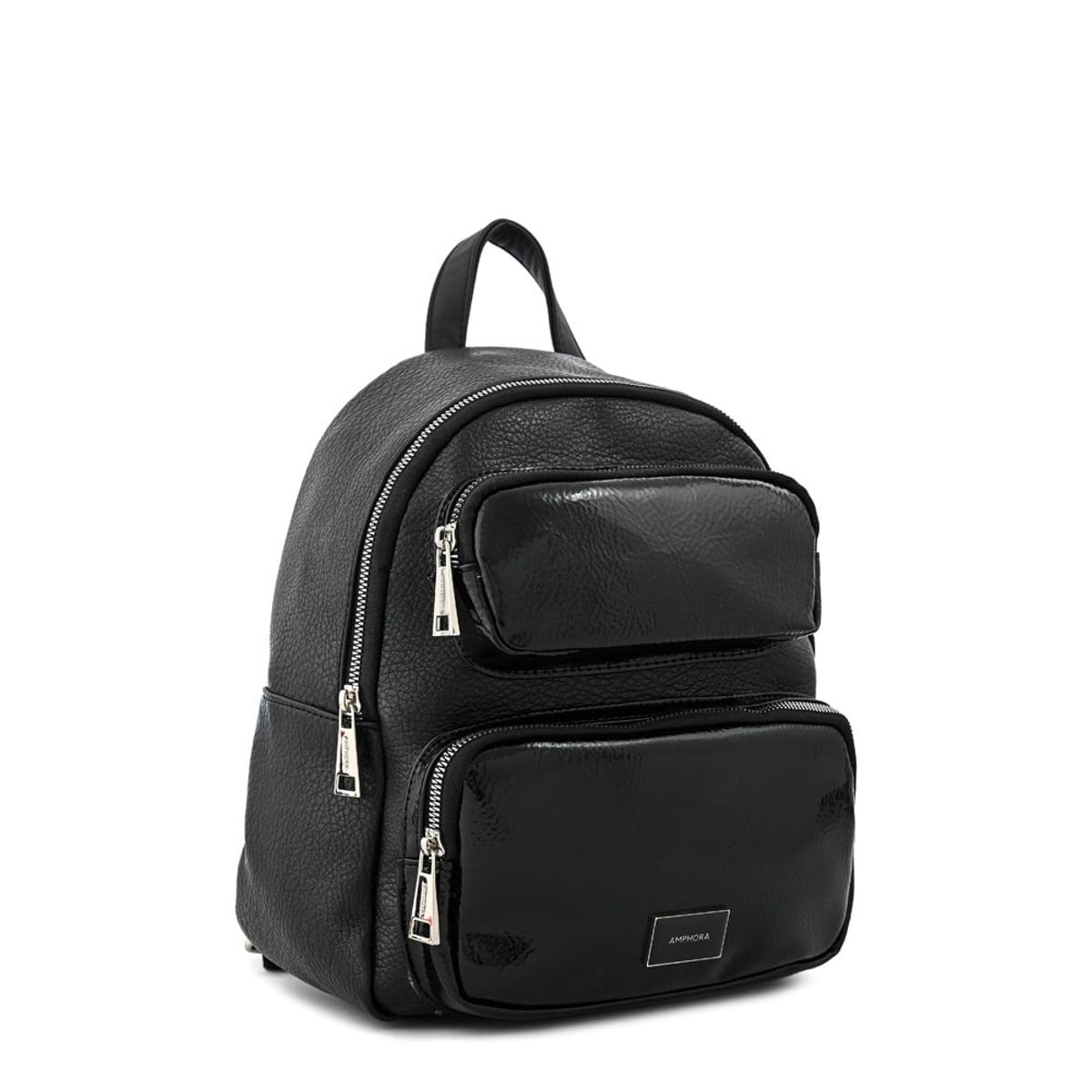 AMPHORA - Mochila debbie mediana negro