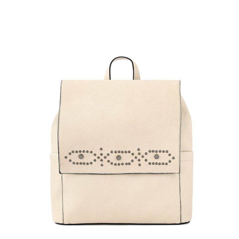 AMPHORA - Mochila grande tasia beige