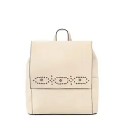 AMPHORA - Mochila grande tasia beige