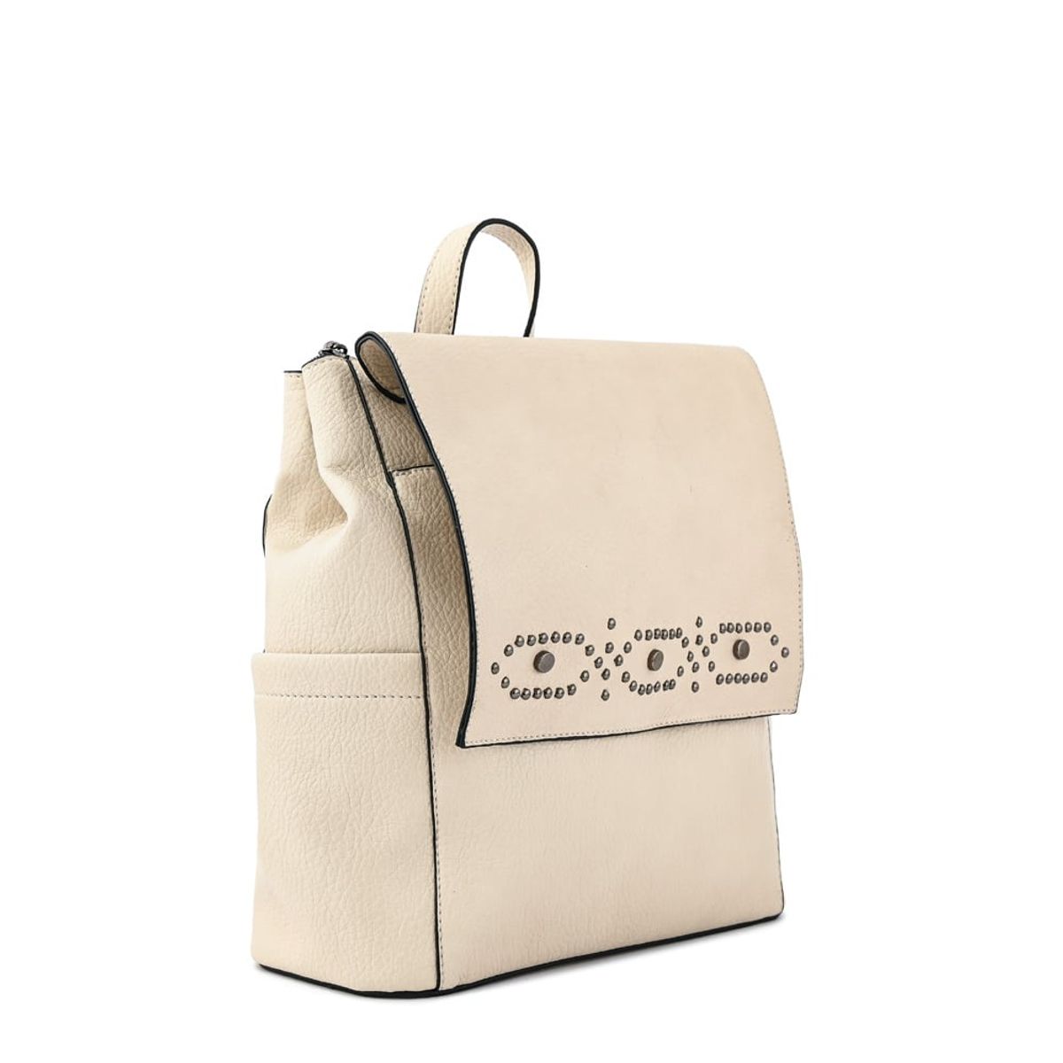 AMPHORA - Mochila tasia grande beige