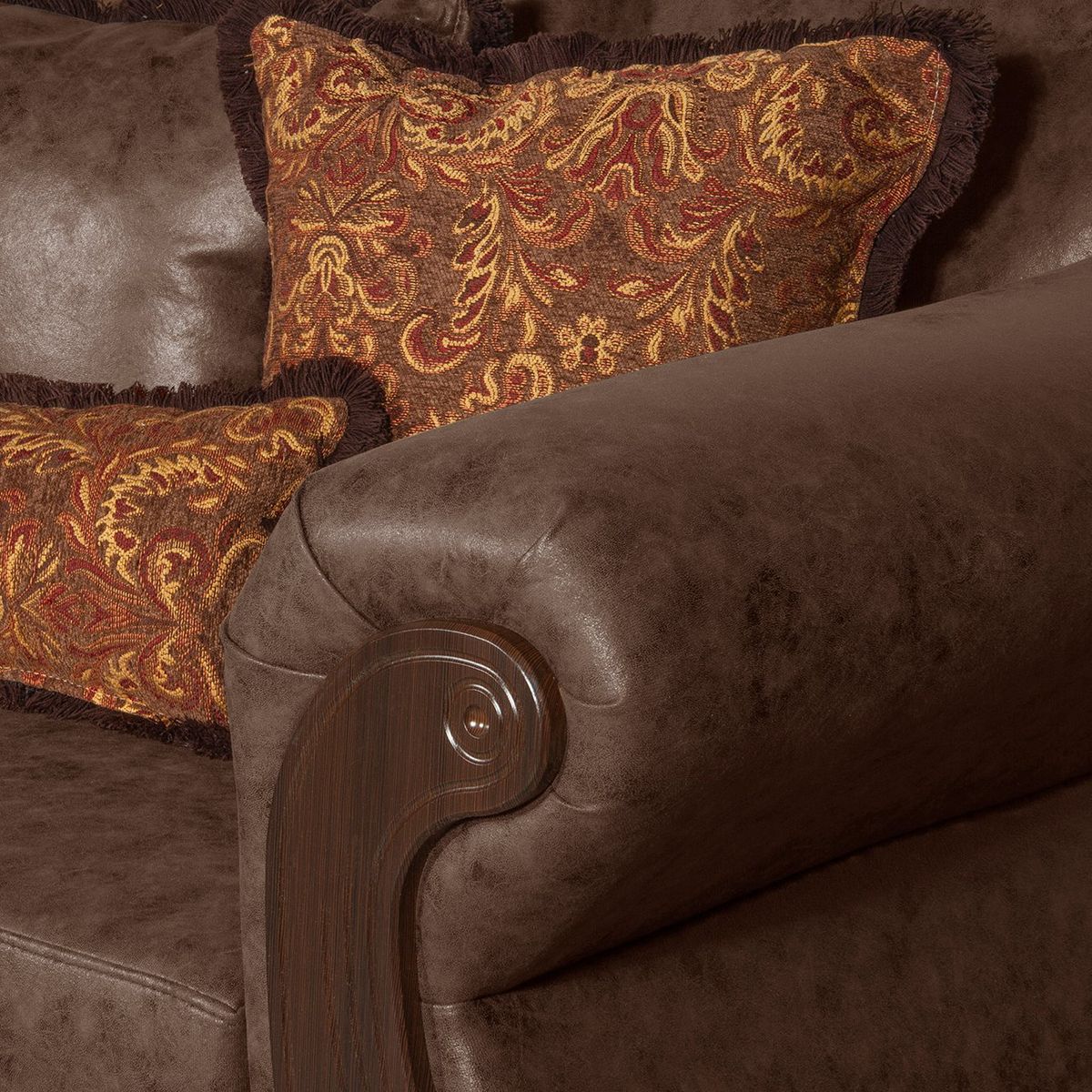 BLACK FACTORY - Sofá 2 Cuerpos Estambul Chocolate