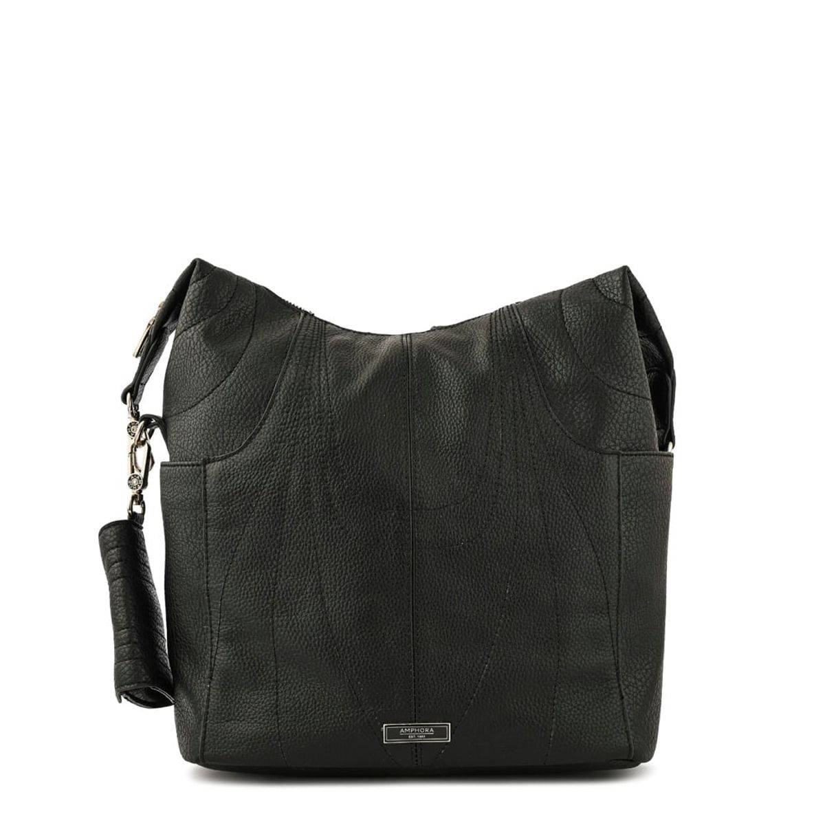 AMPHORA - Mochila zaha mediana negro