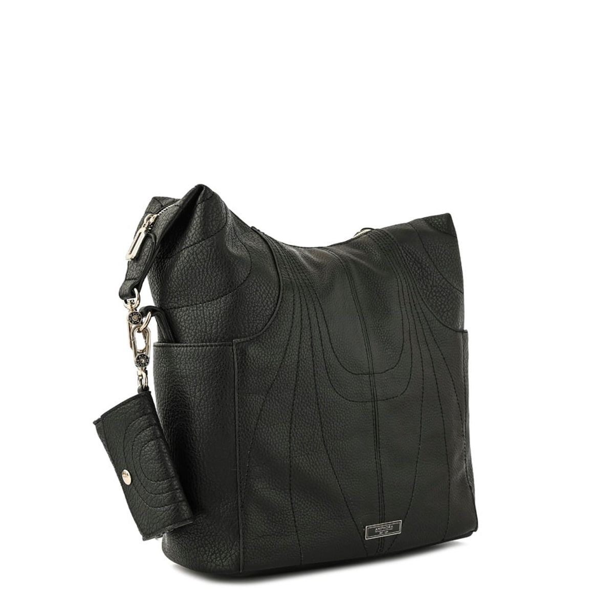 AMPHORA - Mochila zaha mediana negro