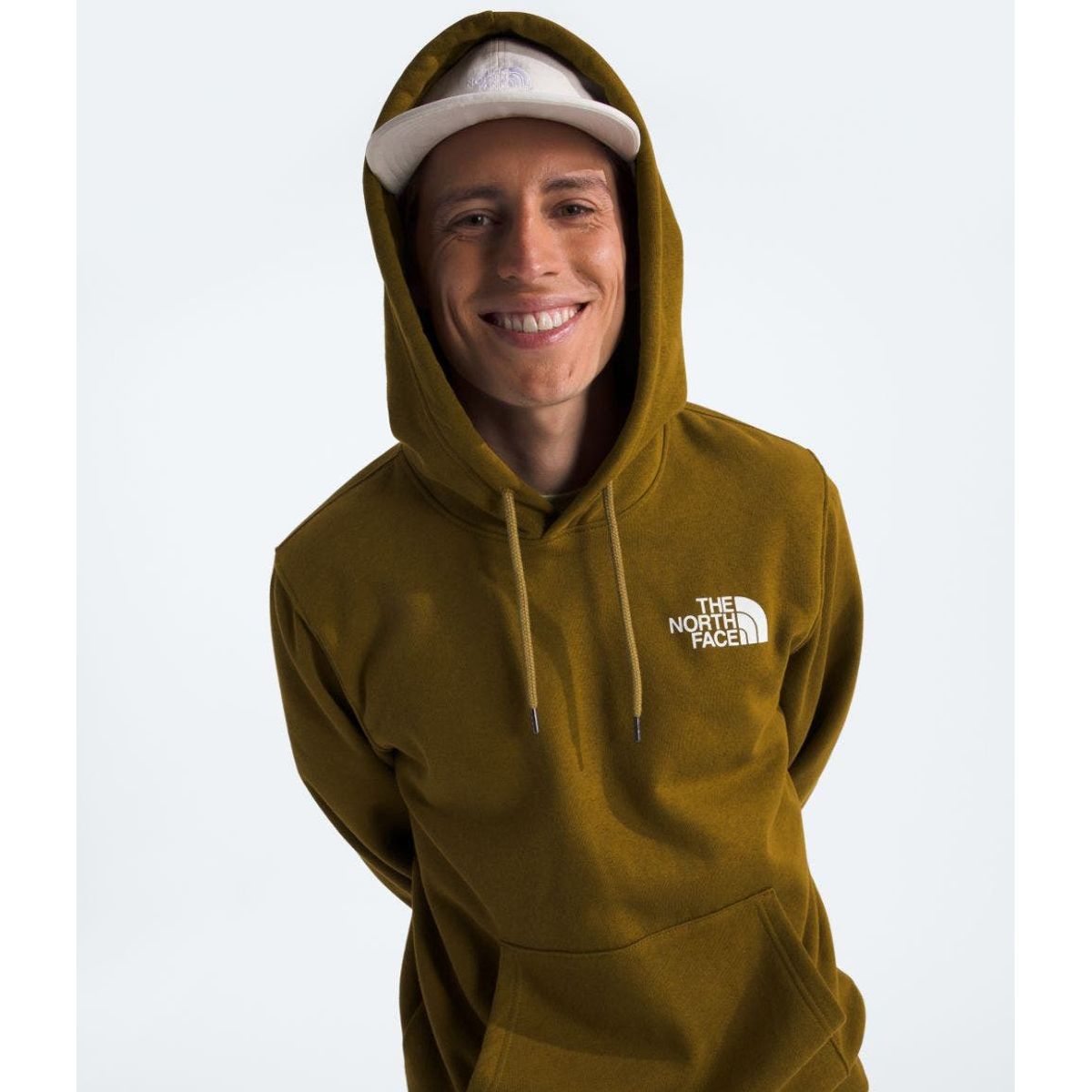 THE NORTH FACE - Poleron Box Nse Pullover Hoodie Hombre - Marrón