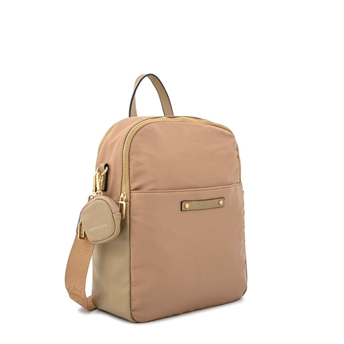 AMPHORA - Mochila porta notebook mei mediana beige