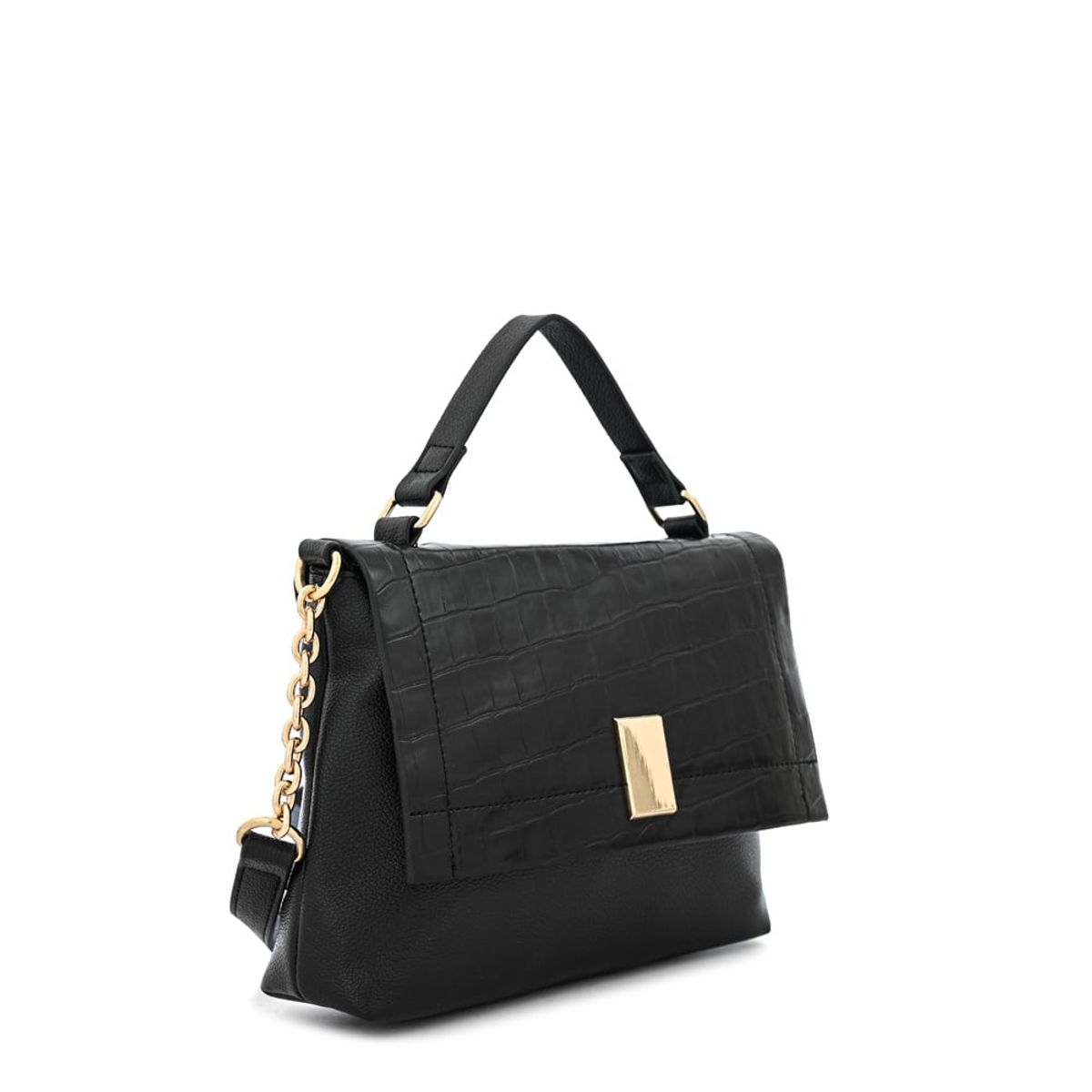 AMPHORA - Cartera bandolera thais mediana negro especial