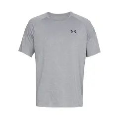 UNDER ARMOUR - Polera manga corta tech 2.0 hombre GRIS