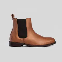 TRAUKO - Zapato Hombre Cuero Café Copper Chelsea