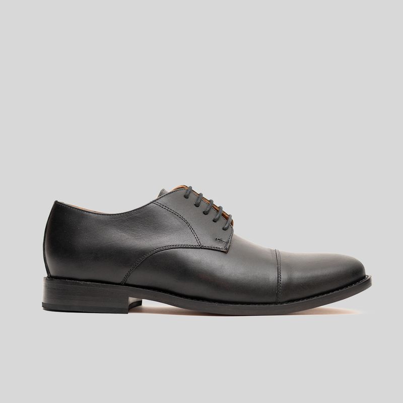TRAUKO - Zapato Hombre Cuero Negro Trauko Marsella