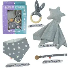 AMAMANTAS - ECO PACK BABY SHOWER ESTRELLA GRIS