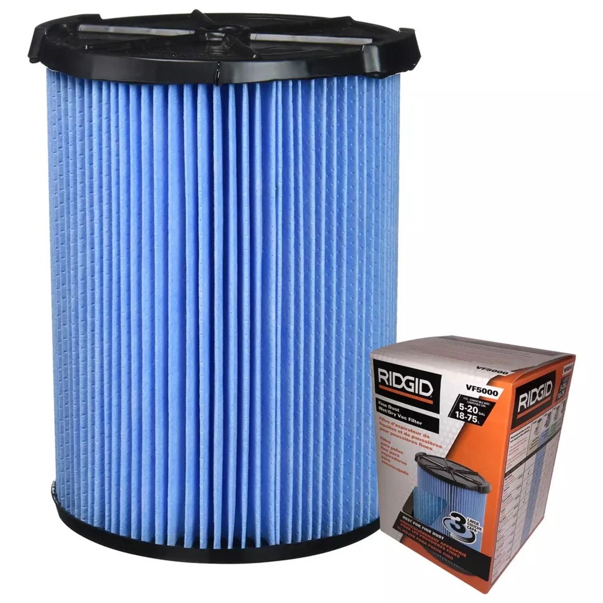 GENERICO - Filtro Para Ridgid Vf5000 Microban 3 Capas