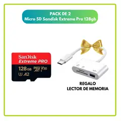 SANDISK - Micro SD Extreme PRO 128 GB