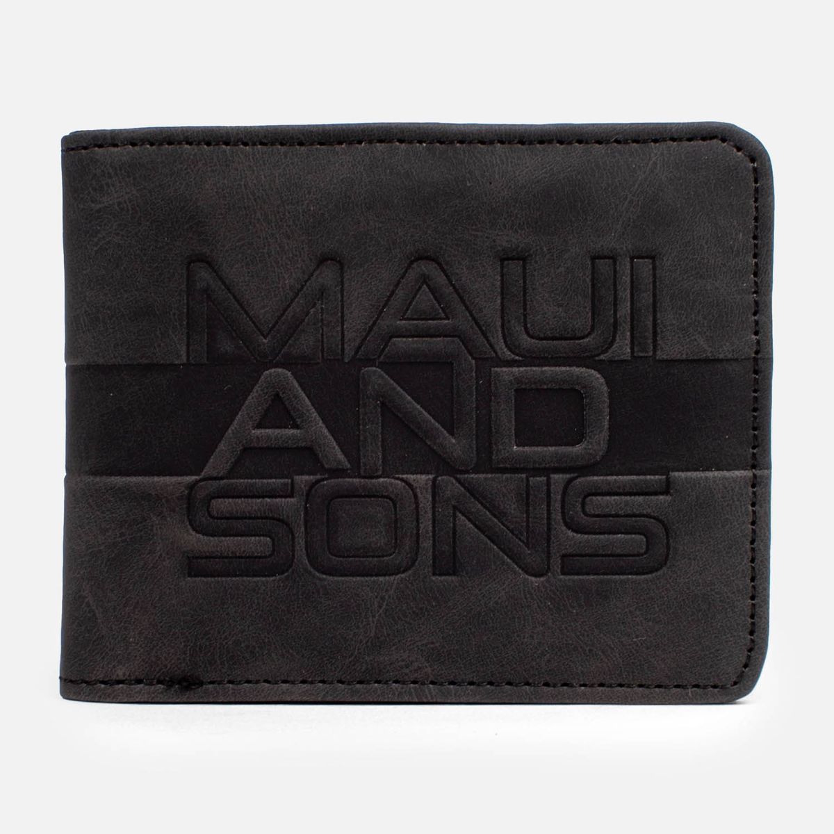 MAUI AND SONS - Billetera Kakau Negro Hombre Maui And Sons - Negro