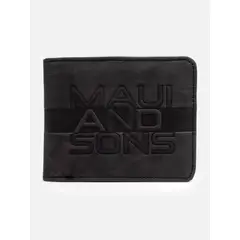 MAUI AND SONS - Billetera Kakau Negro Hombre - Negro