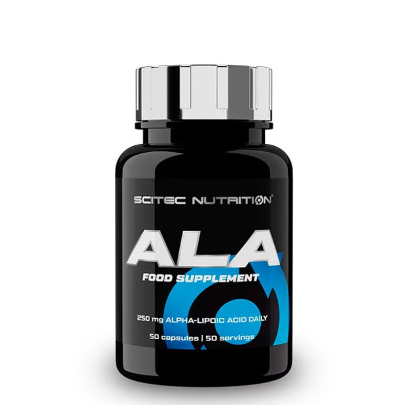SCITEC NUTRITION - Acido Alfa Lipoico 250MG Scitec Nutrition 50 Capsulas.