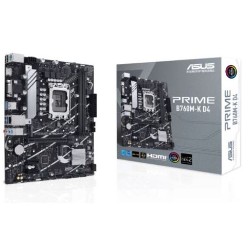 ASUS - MB s1700 Intel - ASUS PRIME B760M-K D4 - 2x DDR4 - Micro ATX