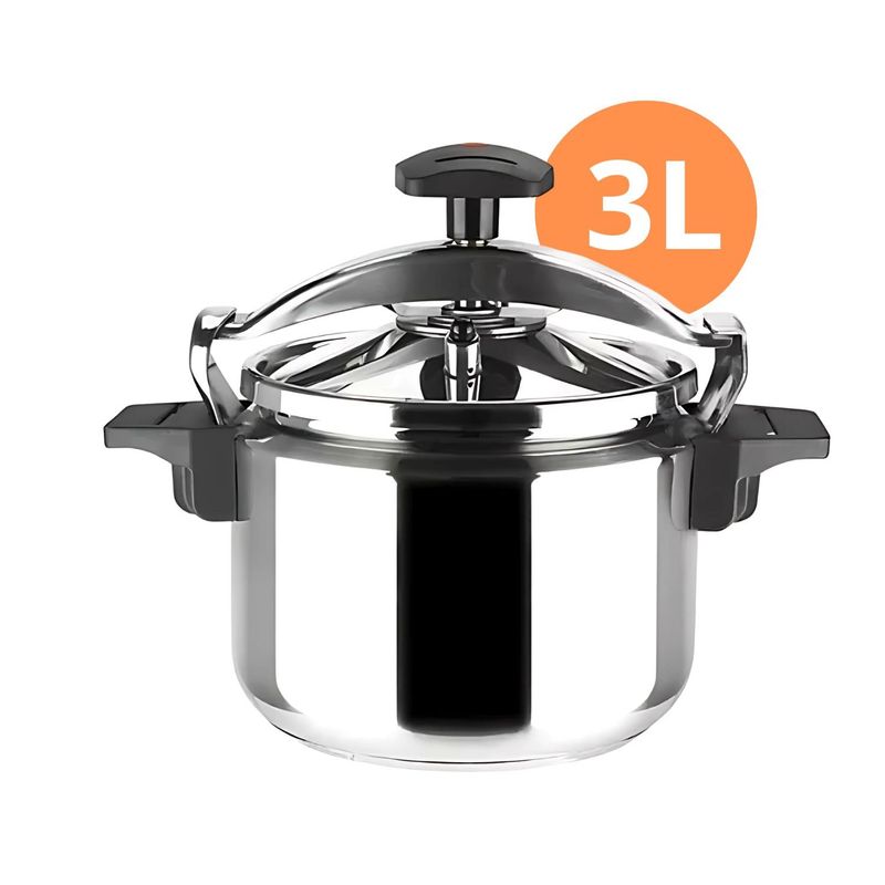 GENERICO - Olla A Presión 3 Litros Aluminio Cocina Olla Presion Clasica