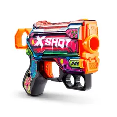 X-SHOT - LANZA DARDOS MENACE SKINS CON 8 DARDOS - MERCENARY
