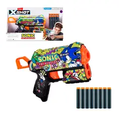 SONIC - LANZA DARDOS FLUX SKINS X-SHOT - HYPER SPIKE