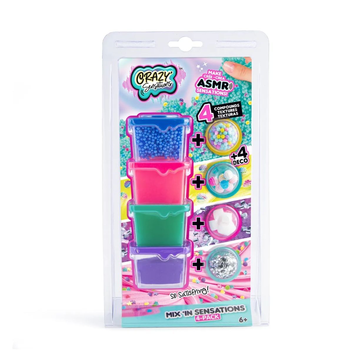 ANSALDO - Masa didáctica CANAL TOYS pack 4 texturas y decoraciones