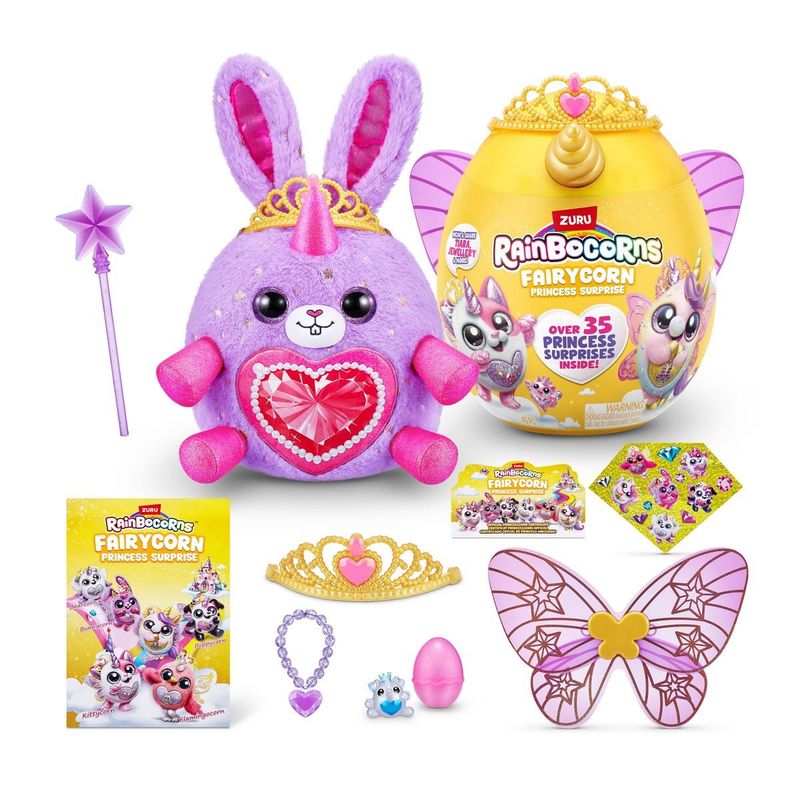 ANSALDO - Huevo Sorpresa Princesa  Rainbocorn Zuru - Dorado