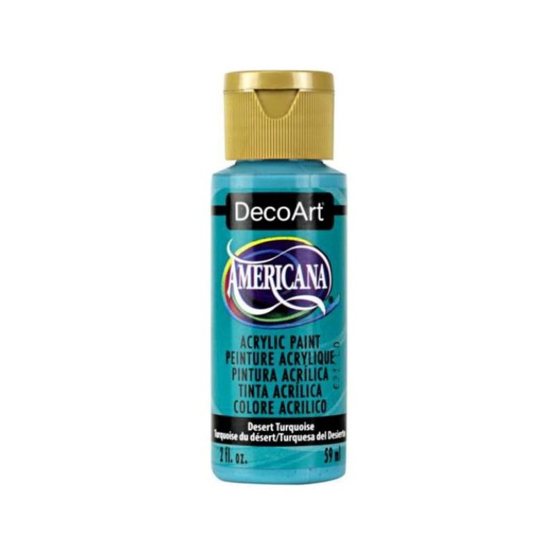 DECOART - Pintura Acrílica DecoArt Desert Turquoise DA044 Turquesa 59 ml