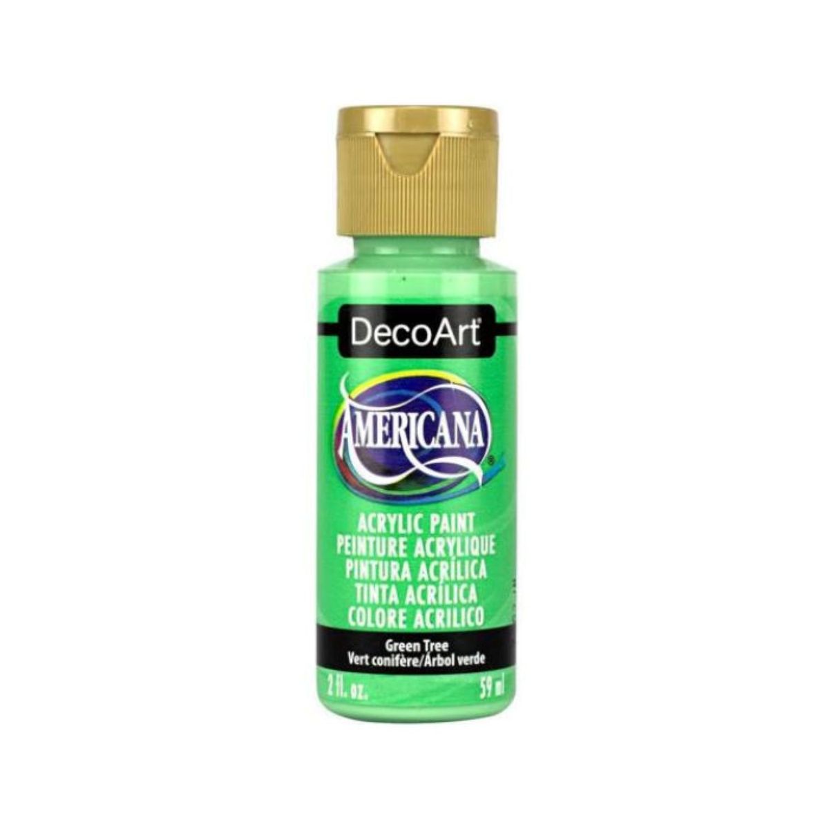 DECOART - Pintura Acrílica DecoArt Green Tree DA349 Verde Claro 59 ml