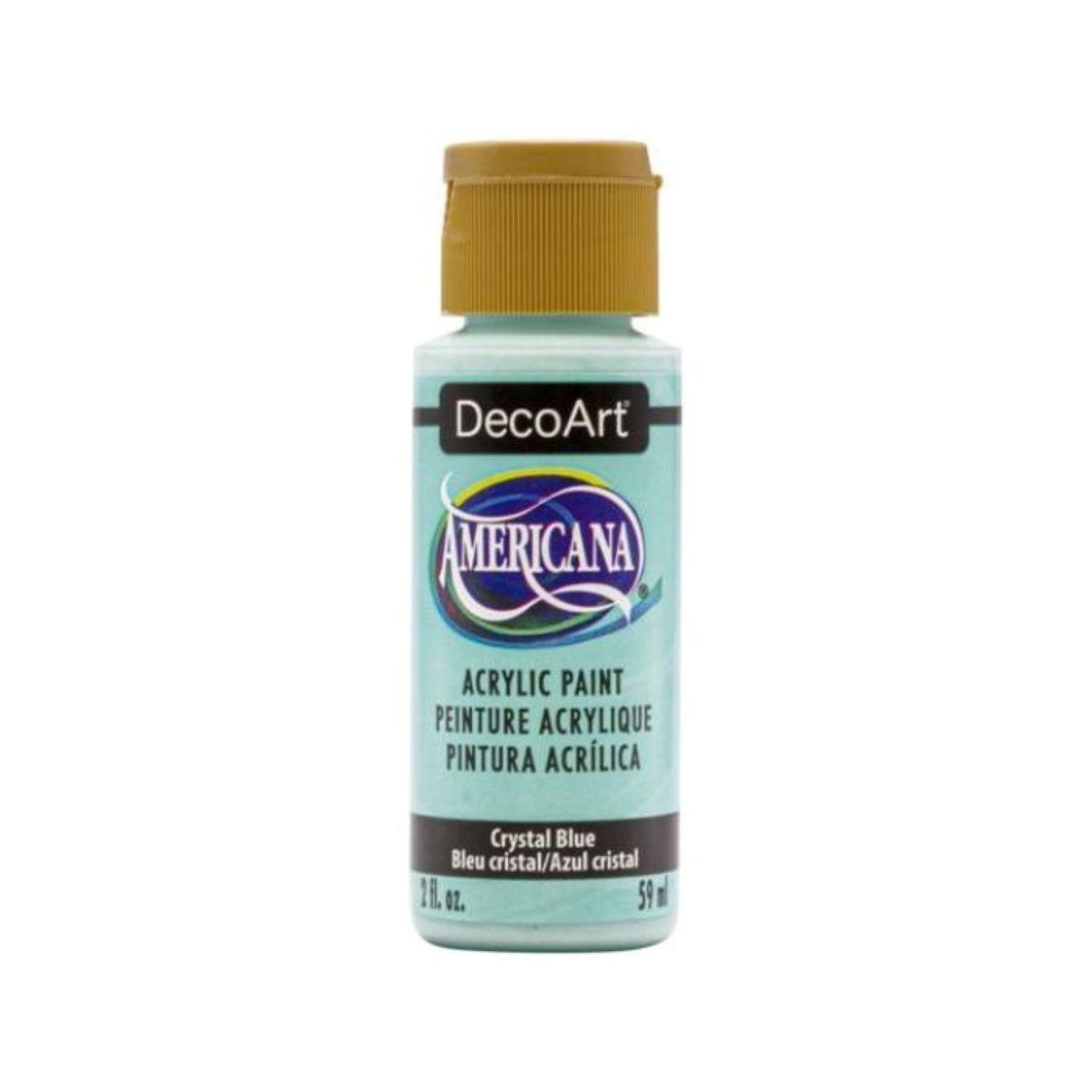 DECOART - Pintura Acrílica DecoArt Crystal Blue DA409 Turquesa 59 ml