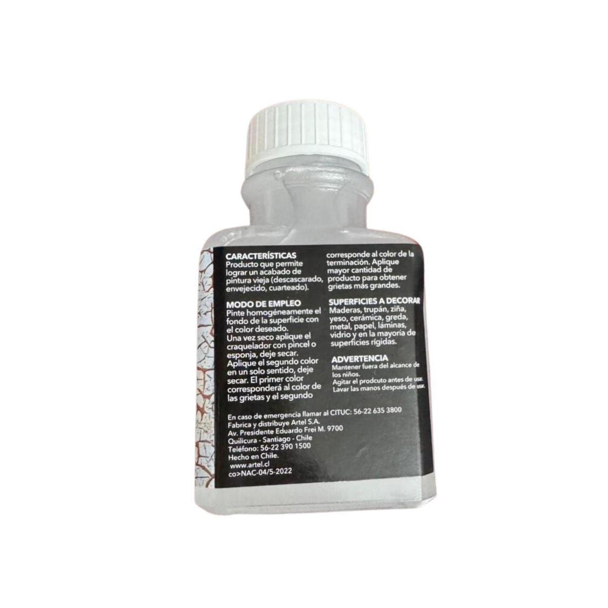 ARTEL - Craquelador. Acabado Agrietado, 80 ml. Artel