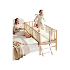 LUBABYCAS - Cama Colecho 4 Laterales Con Colchón Sabana