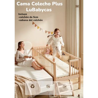 Imagen 2 del producto Cama Colecho 4 Laterales Con Colchón Sabana