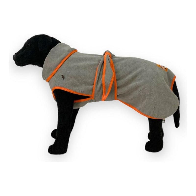 GENERICO - Capa Toalla Para Perro Tela Absorbente De Microfibra - Gris - S
