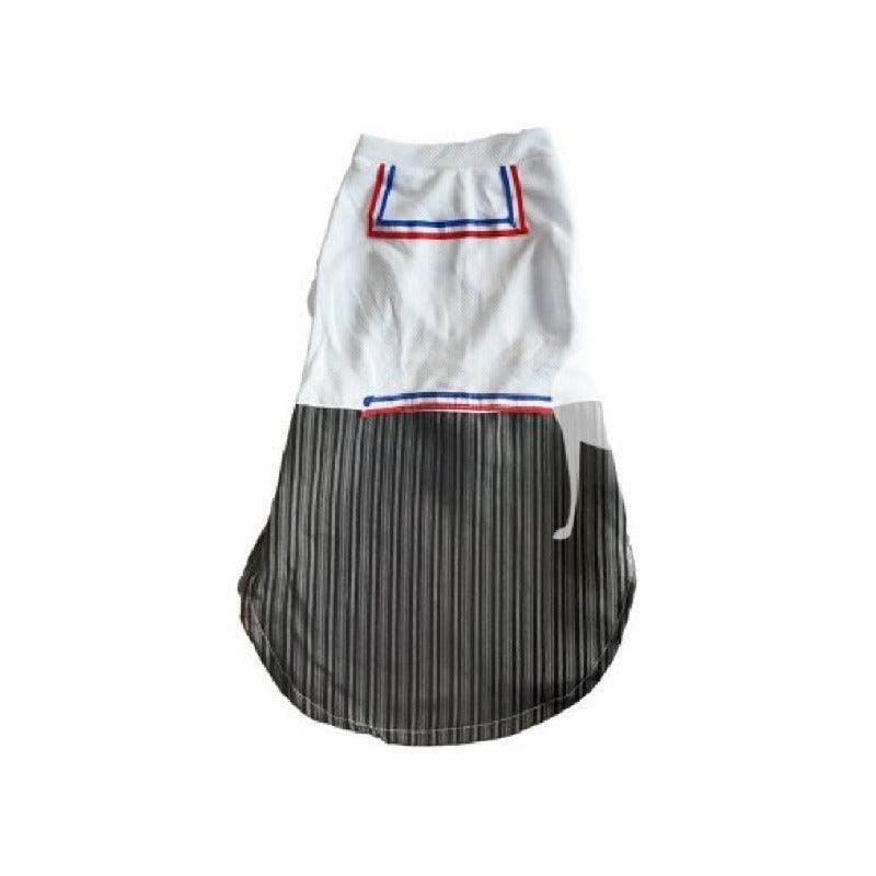 GENERICO - Traje de huaso para Mascotas Perros y Gatos - Blanco - XS