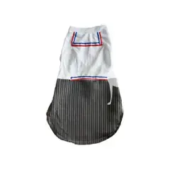 GENERICO - Traje de huaso para Mascotas Perros y Gatos - Blanco - XS