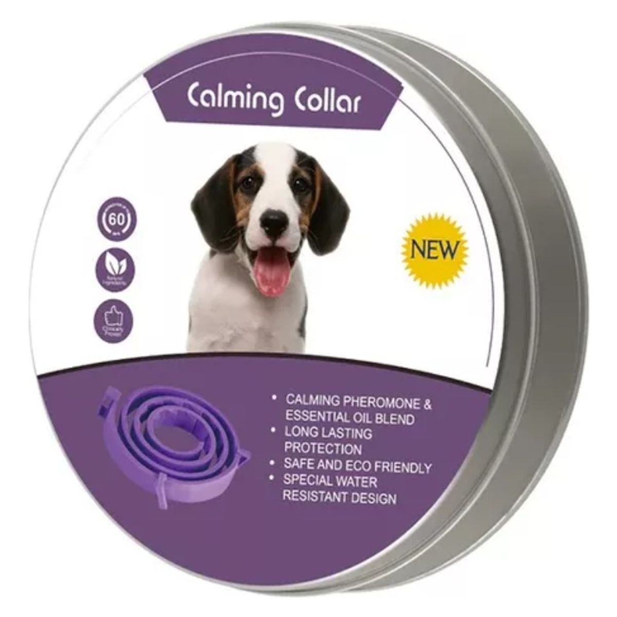 GENERICO - Collar De Feromonas Para Aliviar La Ansiedad Del Perro-Violeta