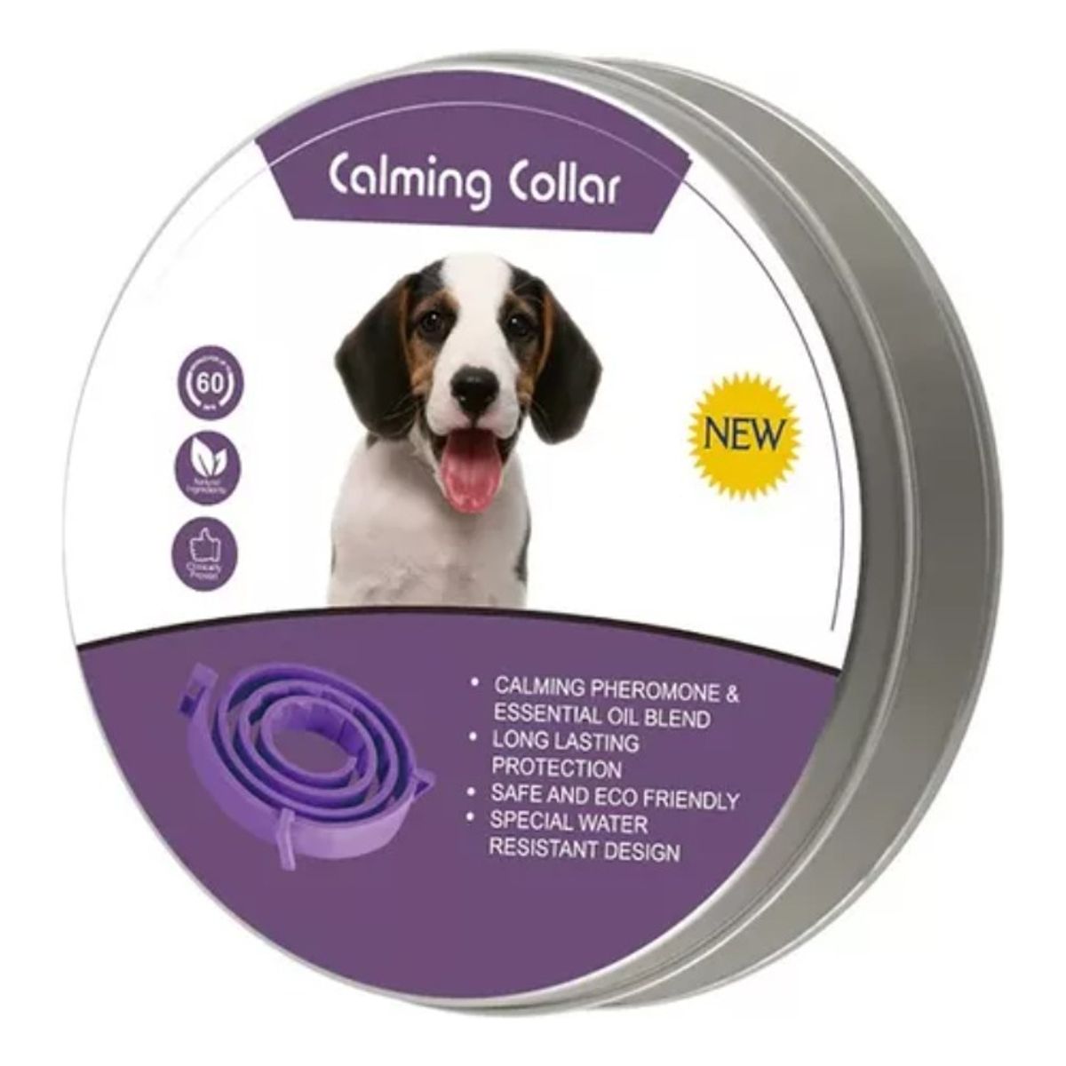 GENERICO - Collar De Feromonas Para Aliviar La Ansiedad Del Perro-Violeta