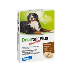 GENERICO - Antiparasitario Interno Drontal Plus Hsdta 35 KG 1 Comp