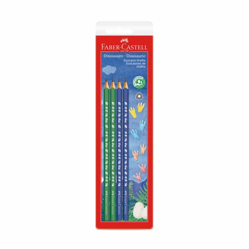 FABER-CASTELL - Ecolápices Grafito Faber-Castell Unicornio bl x4