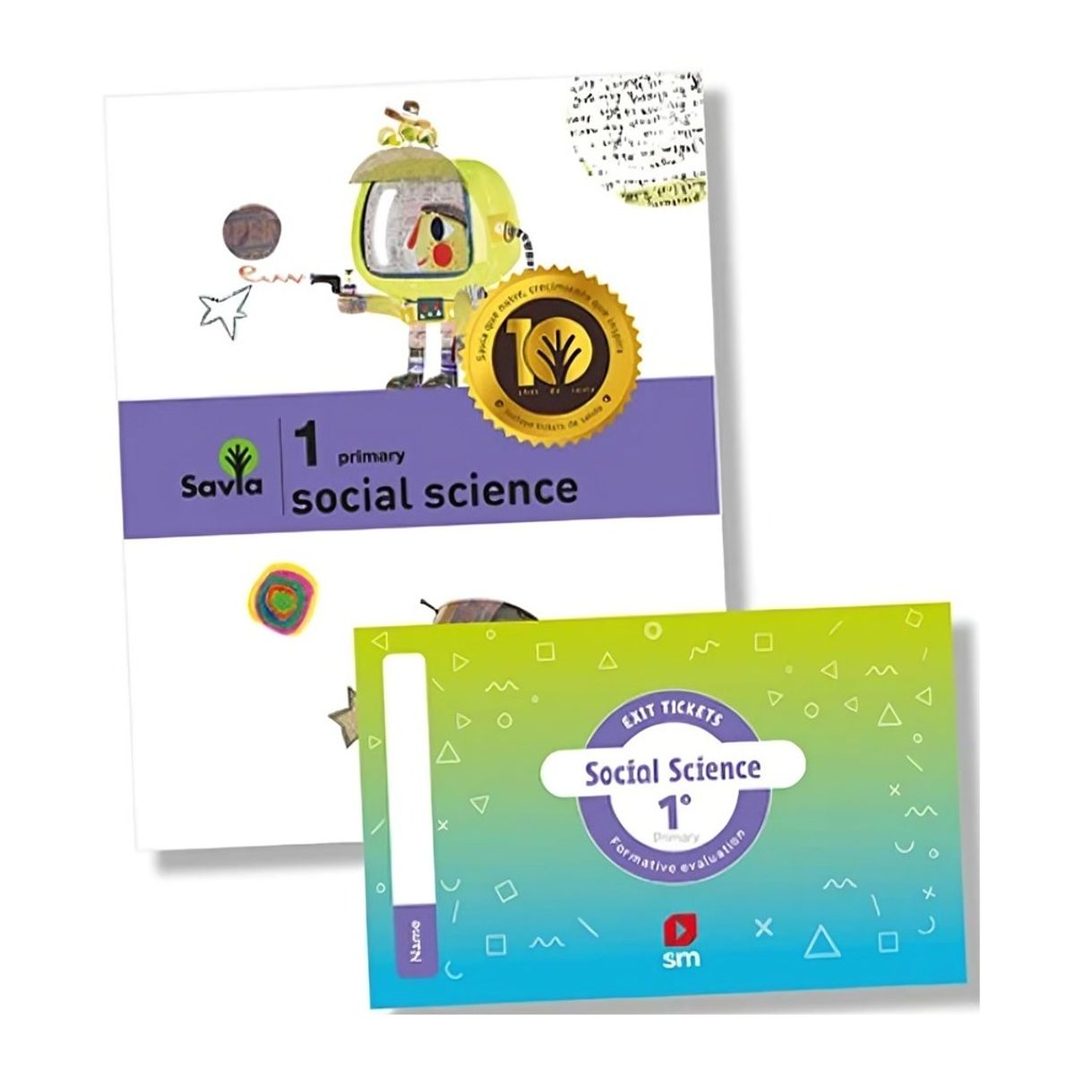 TOP10BOOKS - TEXTO Pack Social Science 1° Savia - Ediciones SM