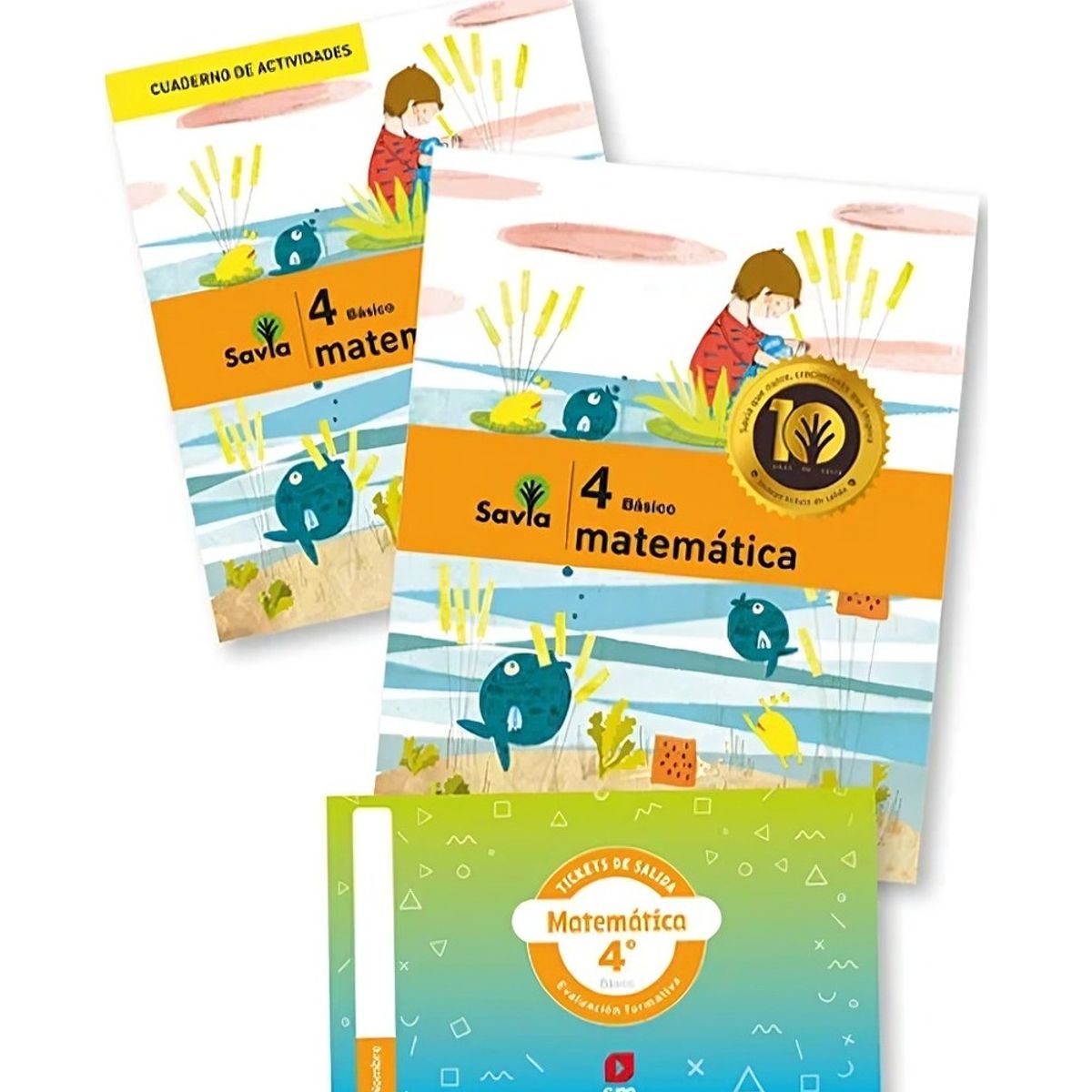 TOP10BOOKS - TEXTO Pack Matemática 4° Savia - Ediciones SM