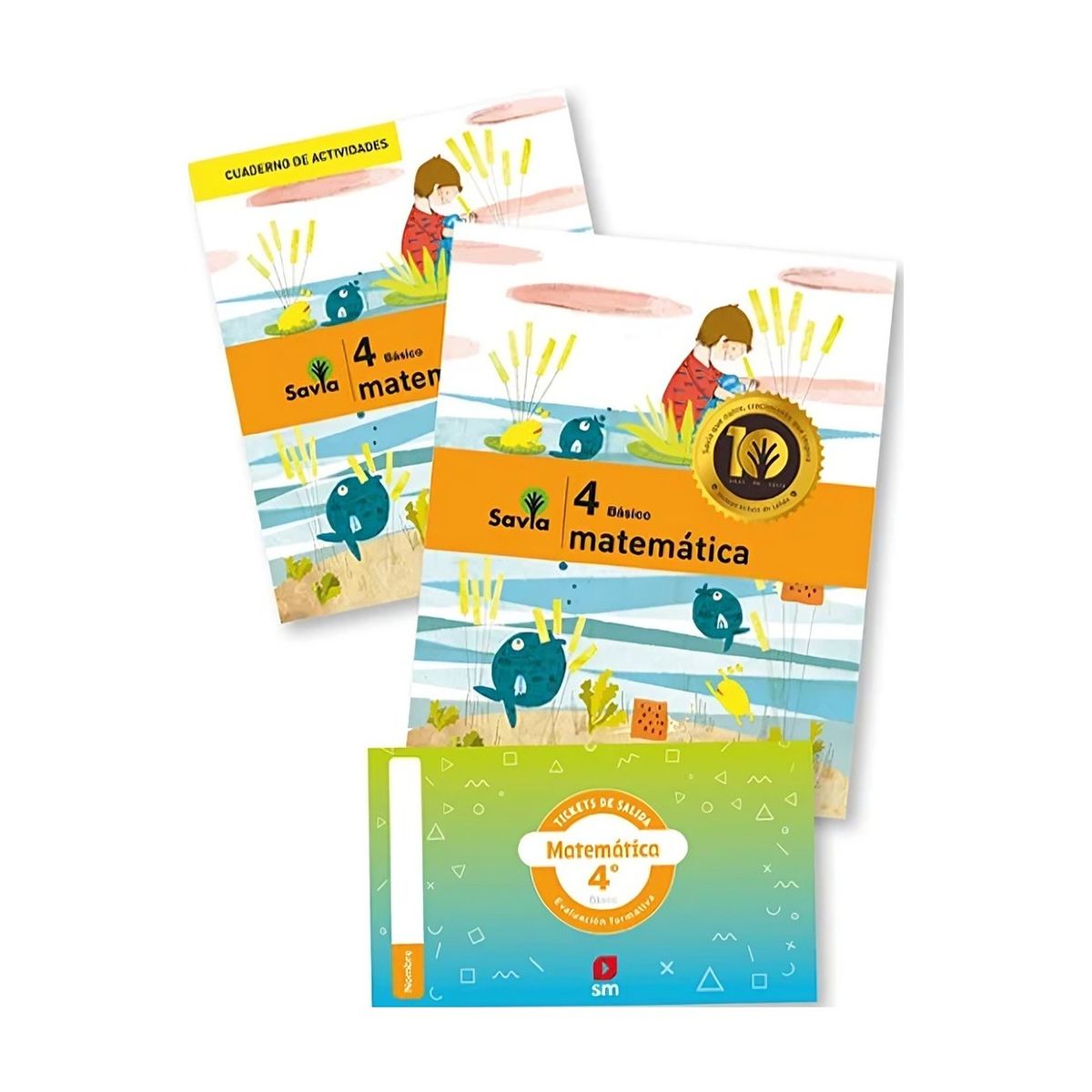 TOP10BOOKS - TEXTO Pack Matemática 4° Savia - Ediciones SM