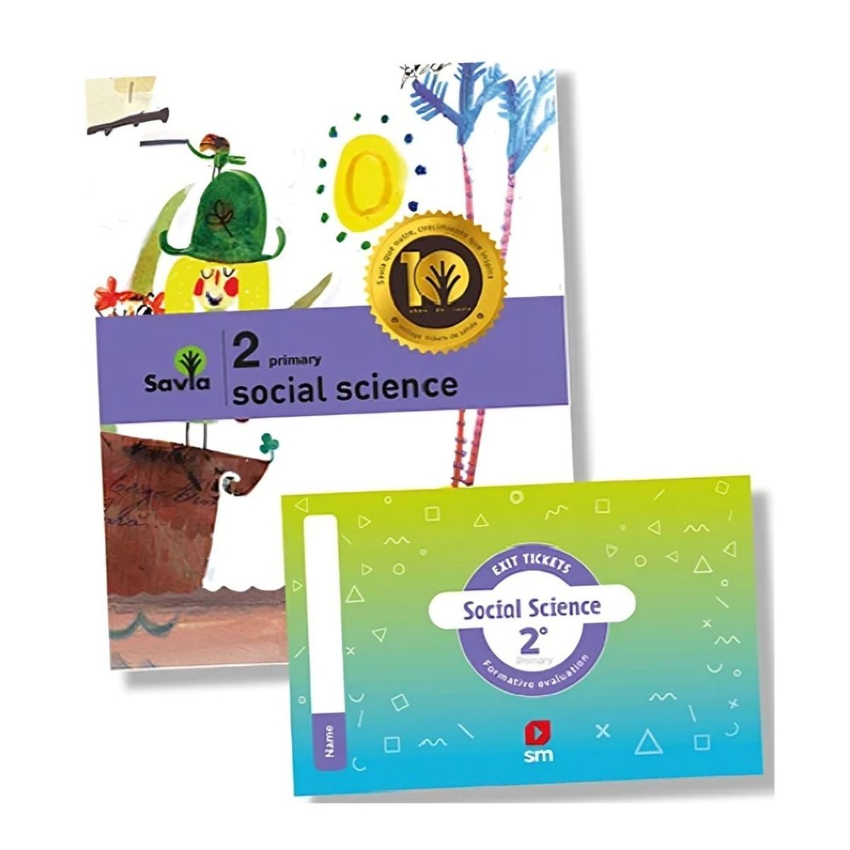 TOP10BOOKS - TEXTO Pack Social Science 2° Savia - Ediciones SM