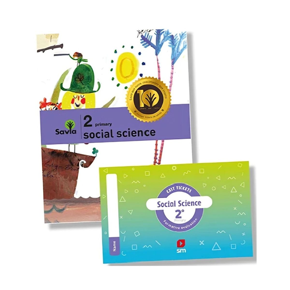 TOP10BOOKS - TEXTO Pack Social Science 2° Savia - Ediciones SM