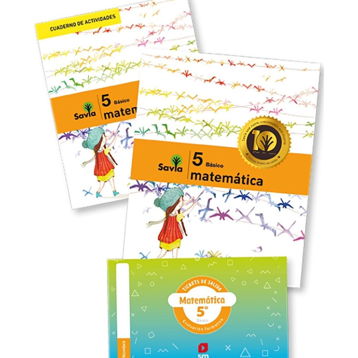 TOP10BOOKS - TEXTO Pack Matemática 5° Savia - Ediciones SM