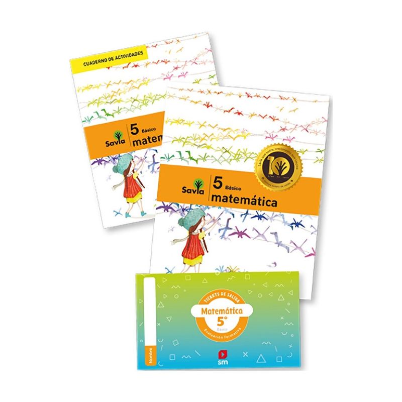 TOP10BOOKS - TEXTO PACK MATEMÁTICA 5° SAVIA