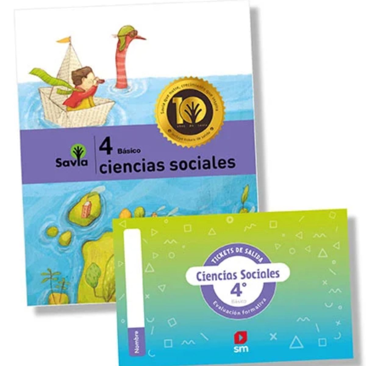 TOP10BOOKS - TEXTO Pack Ciencias Sociales 4° Savia - Ediciones SM