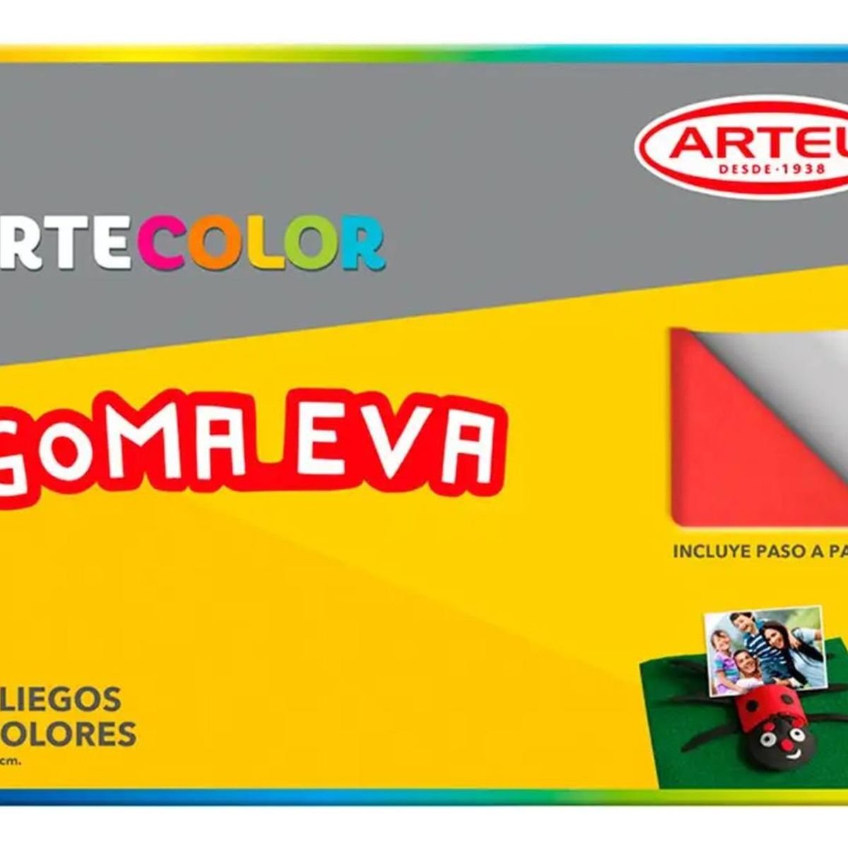 ARTEL - Estuche Carpeta Artecolor Goma Eva 6 Pliegos Artel