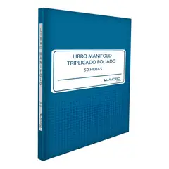 LAVORO - Libro Manifold 50 Hojas Triplicado Foliado